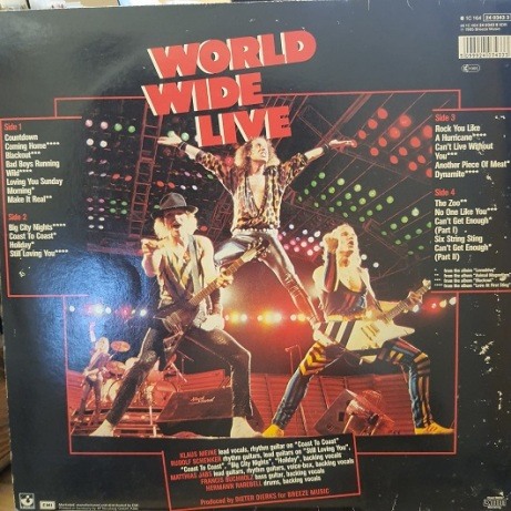 Scorpions – World Wide Live - 2LP Plak