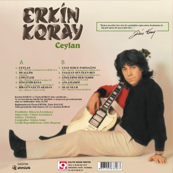 Erkin Koray - Ceylan  Çöpçüler   - Plak LP