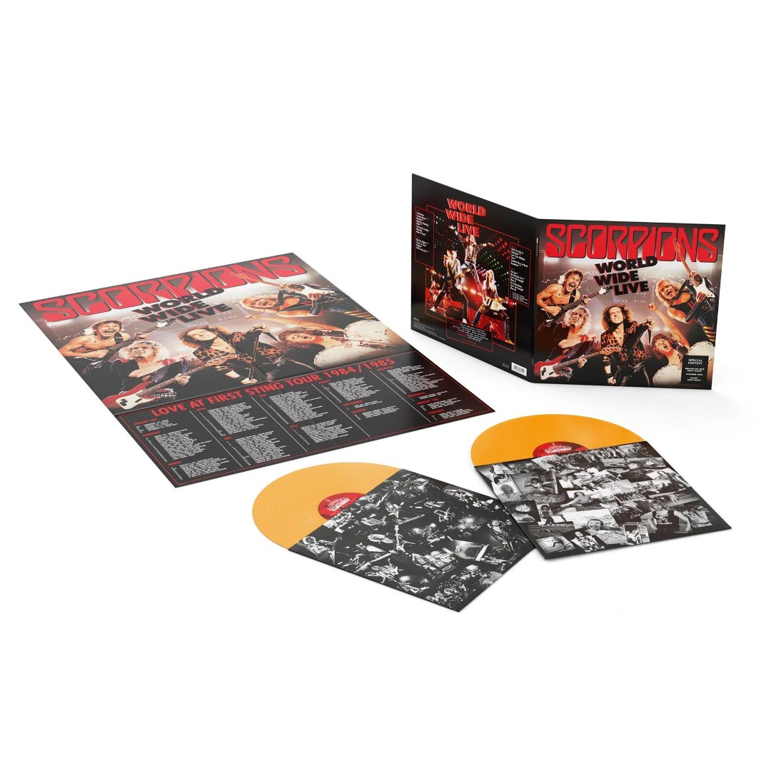 Scorpions - World Wide Live (Transparent Orange Vinyl) - Plak 2LP