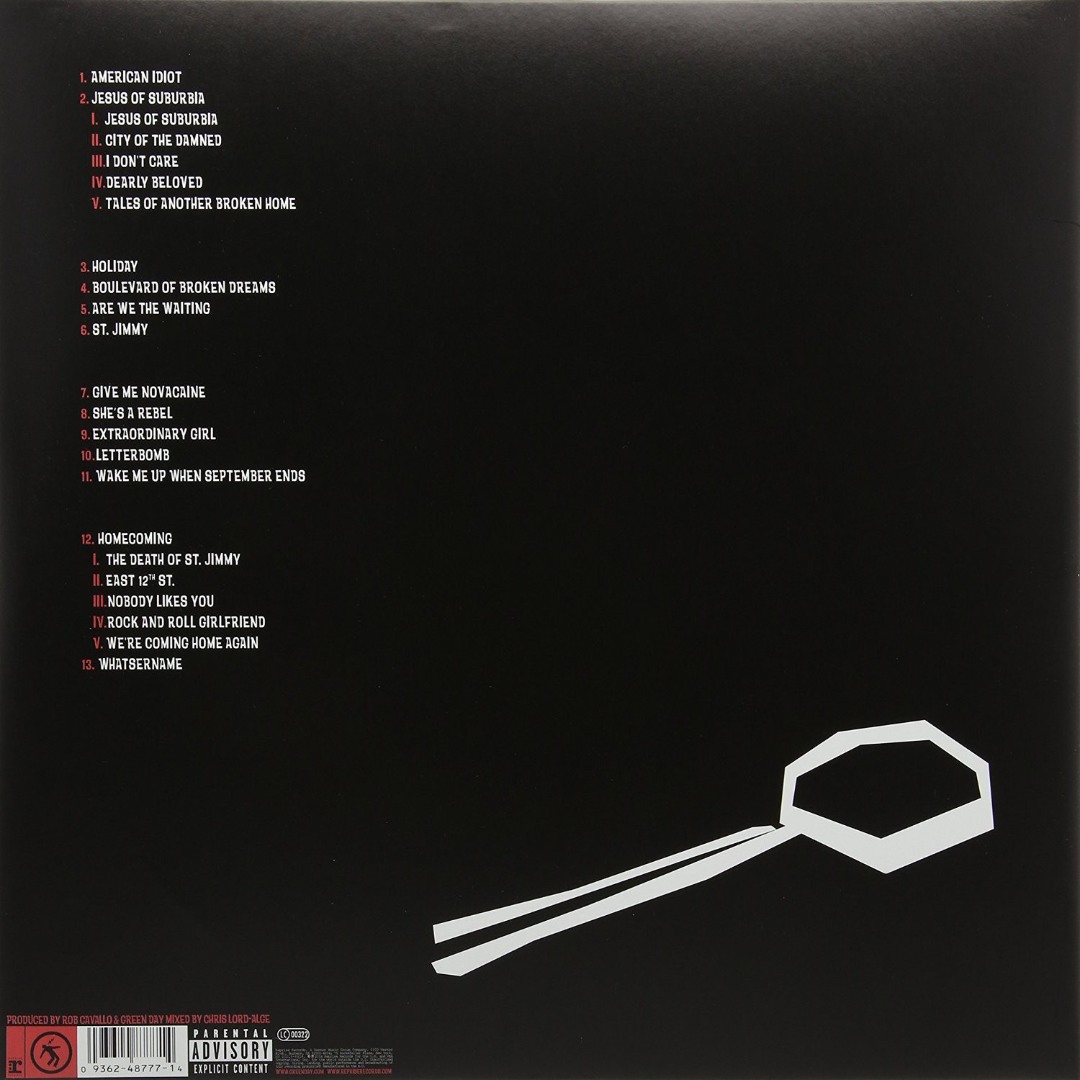 American Idiot - Plak Green Day - Plak LP