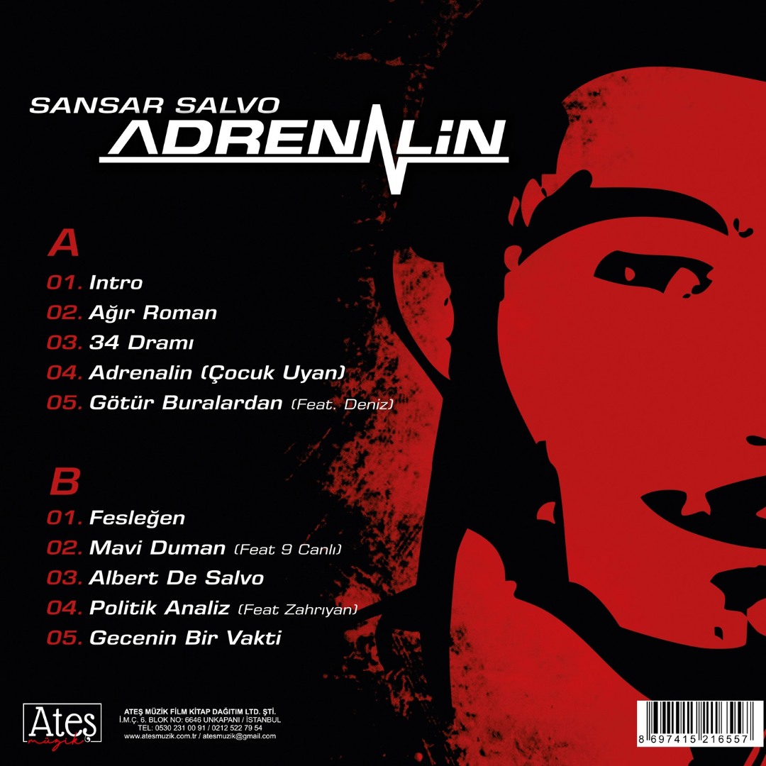 Sansar Salvo - Adrenalin - Plak LP