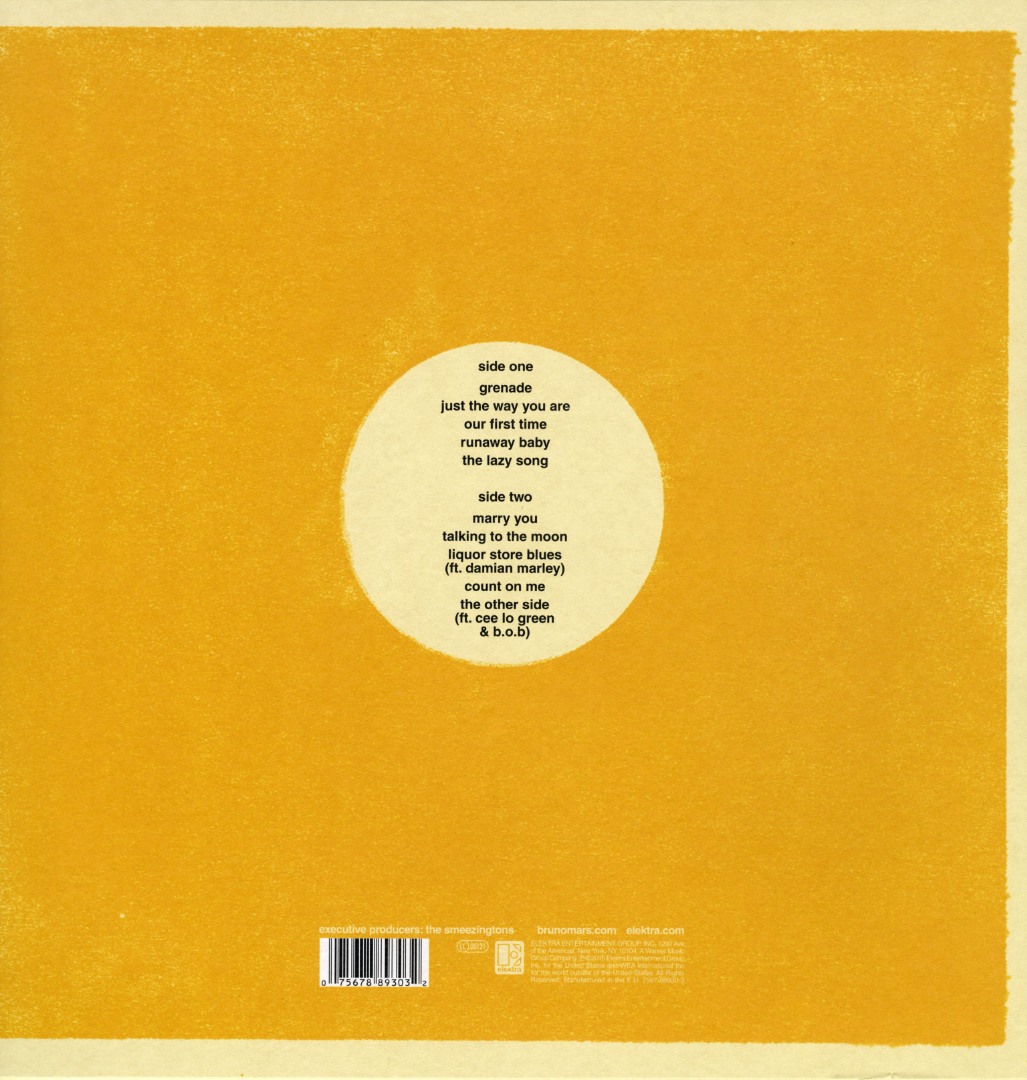 Bruno Mars - Doo Wops & Hooligans - Plak LP