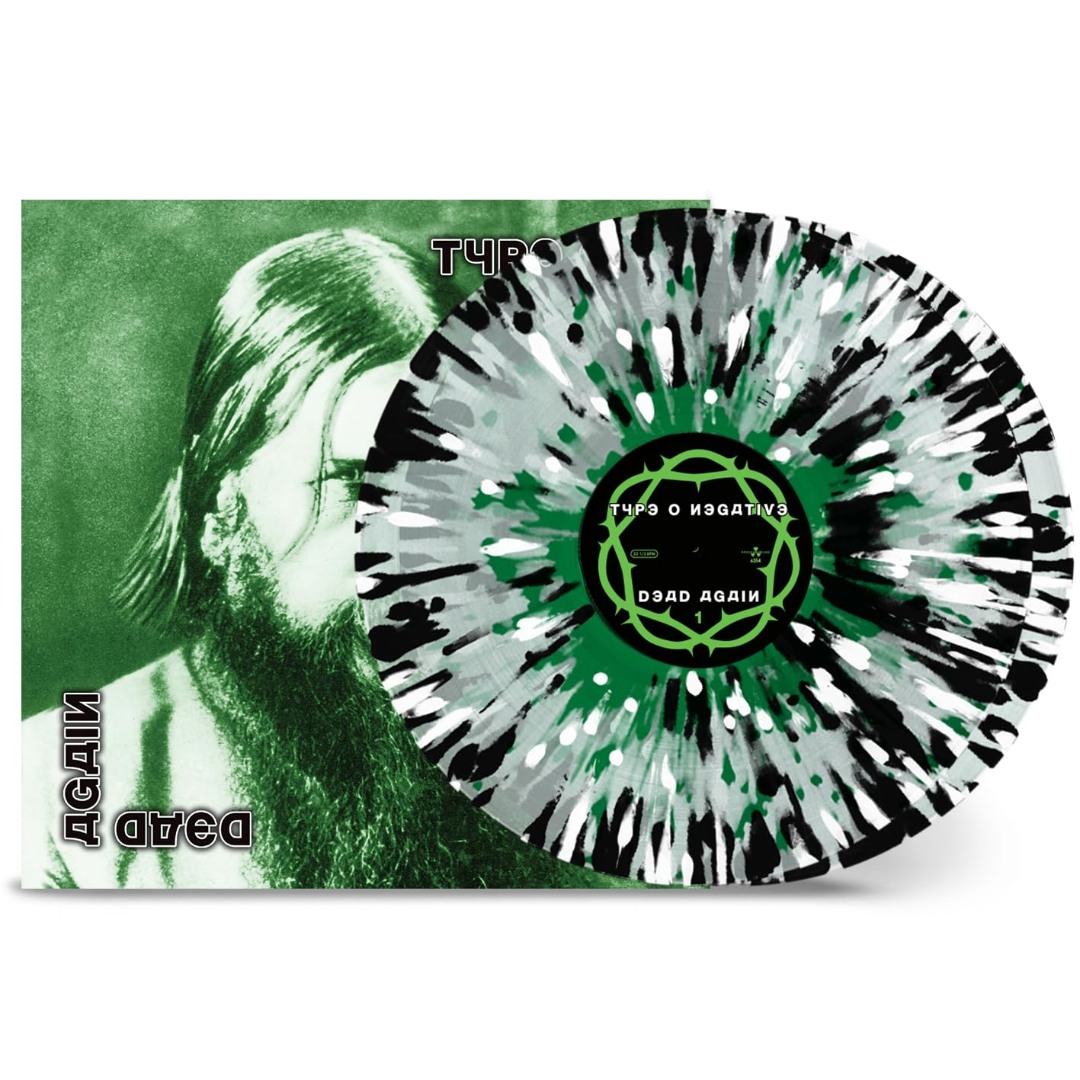 Type O Negative - Dead Again (Clear w/ Green/White/Black Splatter Vinyl) - Plak 2LP