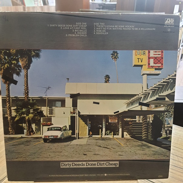 AC/DC – Dirty Deeds Done Dirt Cheap - Plak LP 