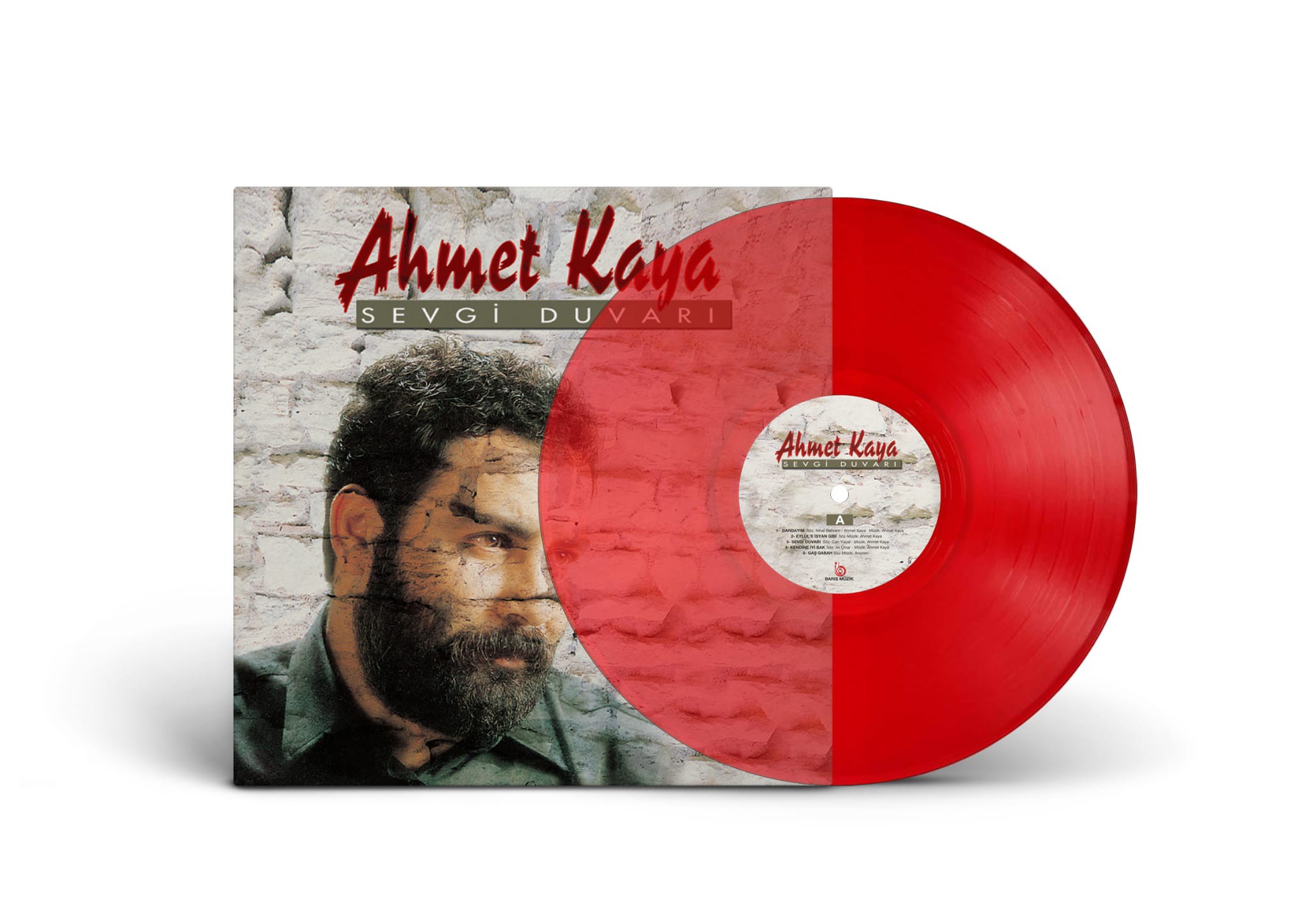 Ahmet Kaya - Sevgi Duvarı (Kırmızı Baskı) - Plak LP 