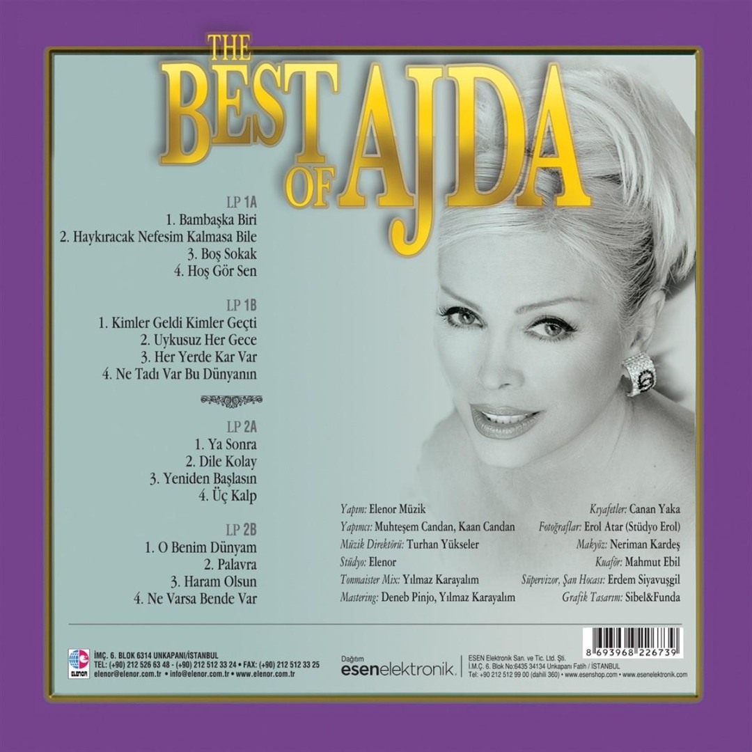 Ajda Pekkan - The Best Of Ajda - Plak 2LP 