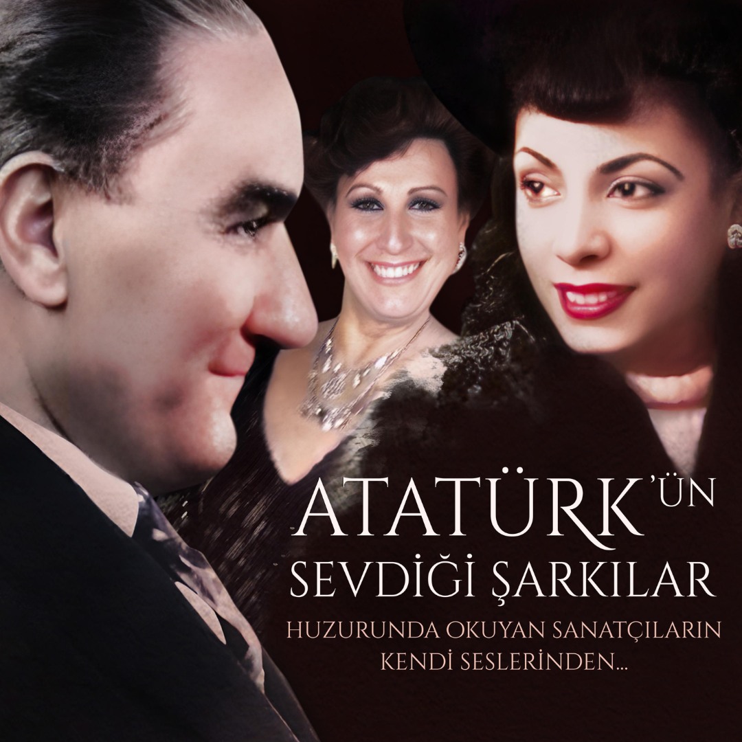 Atatürk'ün Sevdiği Şarkılar -  Müzeyyen Senar, Safiye Ayla - Plak 2LP