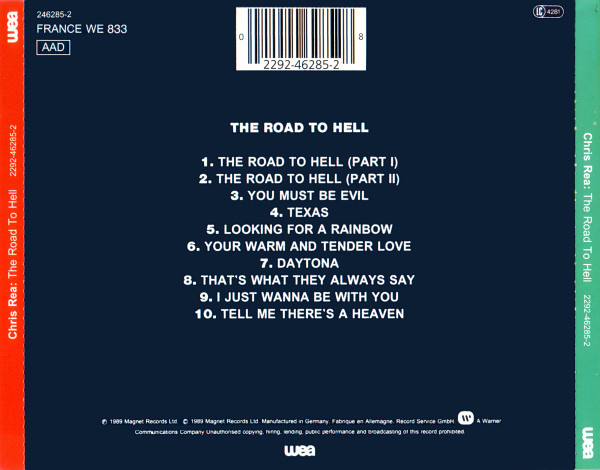 Chris Rea – The Road To Hell - CD