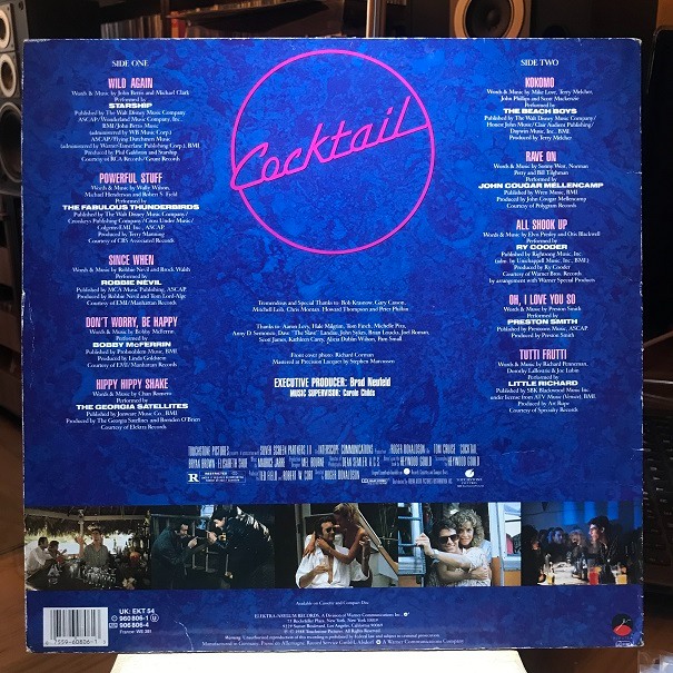 Cocktail - Original Motion Picture Soundtrack - Plak LP