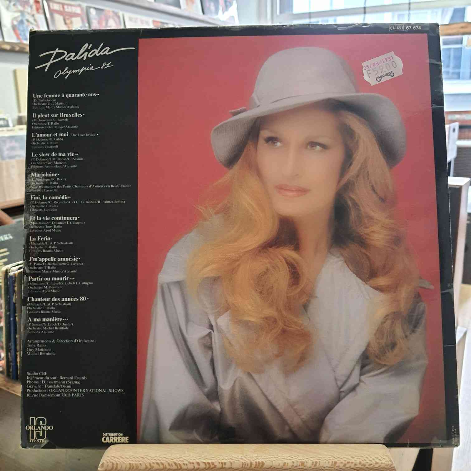 Dalida – Olympia 81   -Plak LP