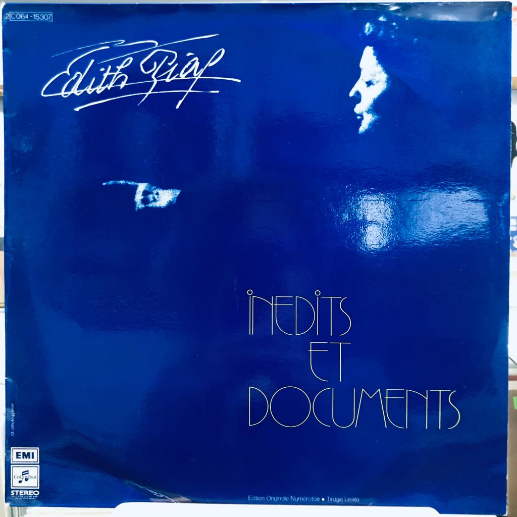 Edith Piaf - Inedits Et Documents  - Plak LP