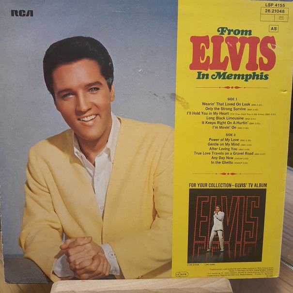 Elvis Presley – From Elvis In Memphis - Plak LP
