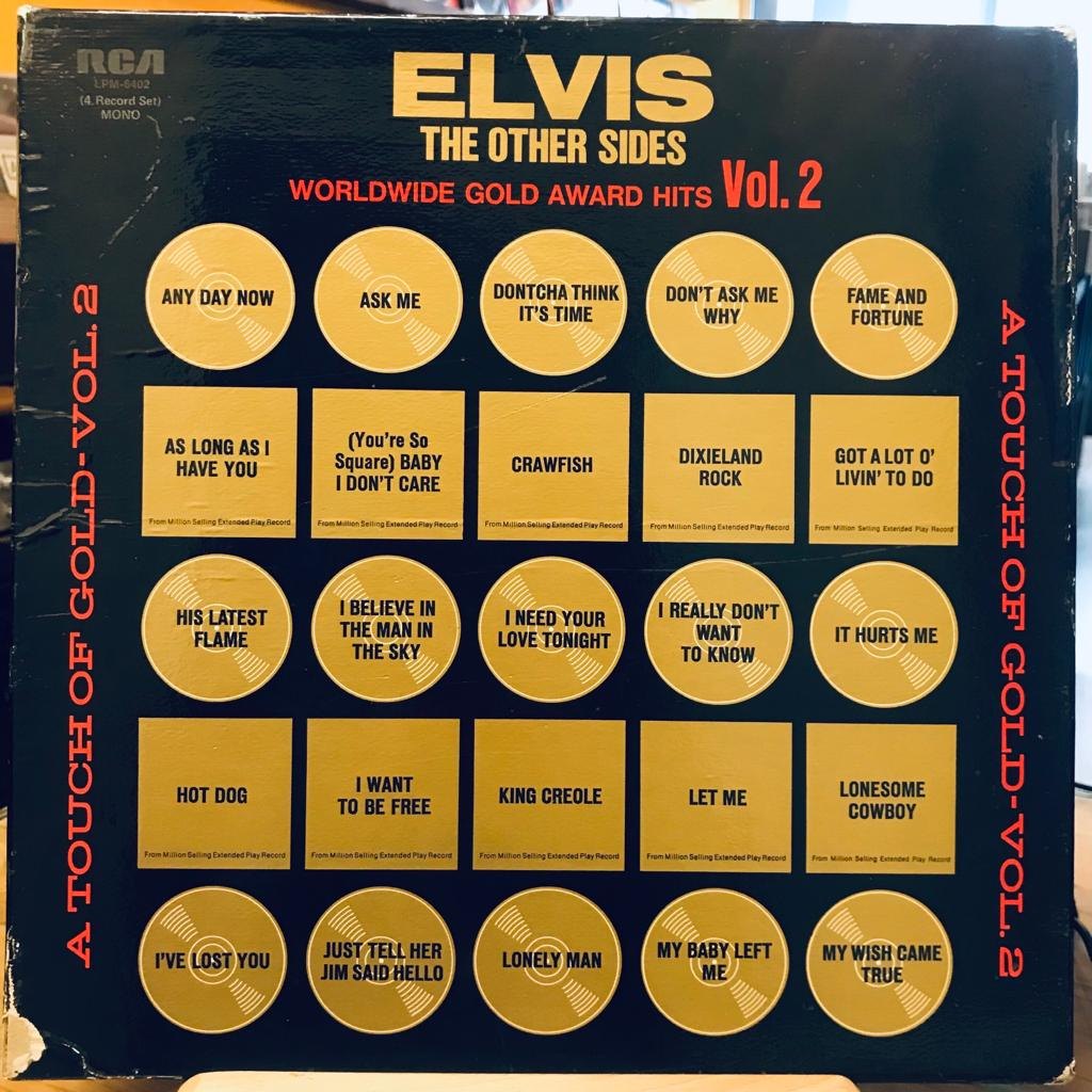Elvis Presley  – The Other Sides - Worldwide Gold Award Hits - Vol. 2 - Plak 4LP Box Set