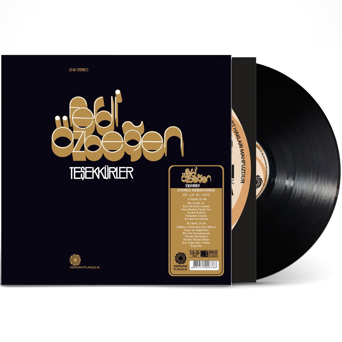 Ferdi Özbeğen - Özel Kutulu 3 LP Box Set (Teşekkürler-Sohbet-Mutluluklar)  -Plak LP