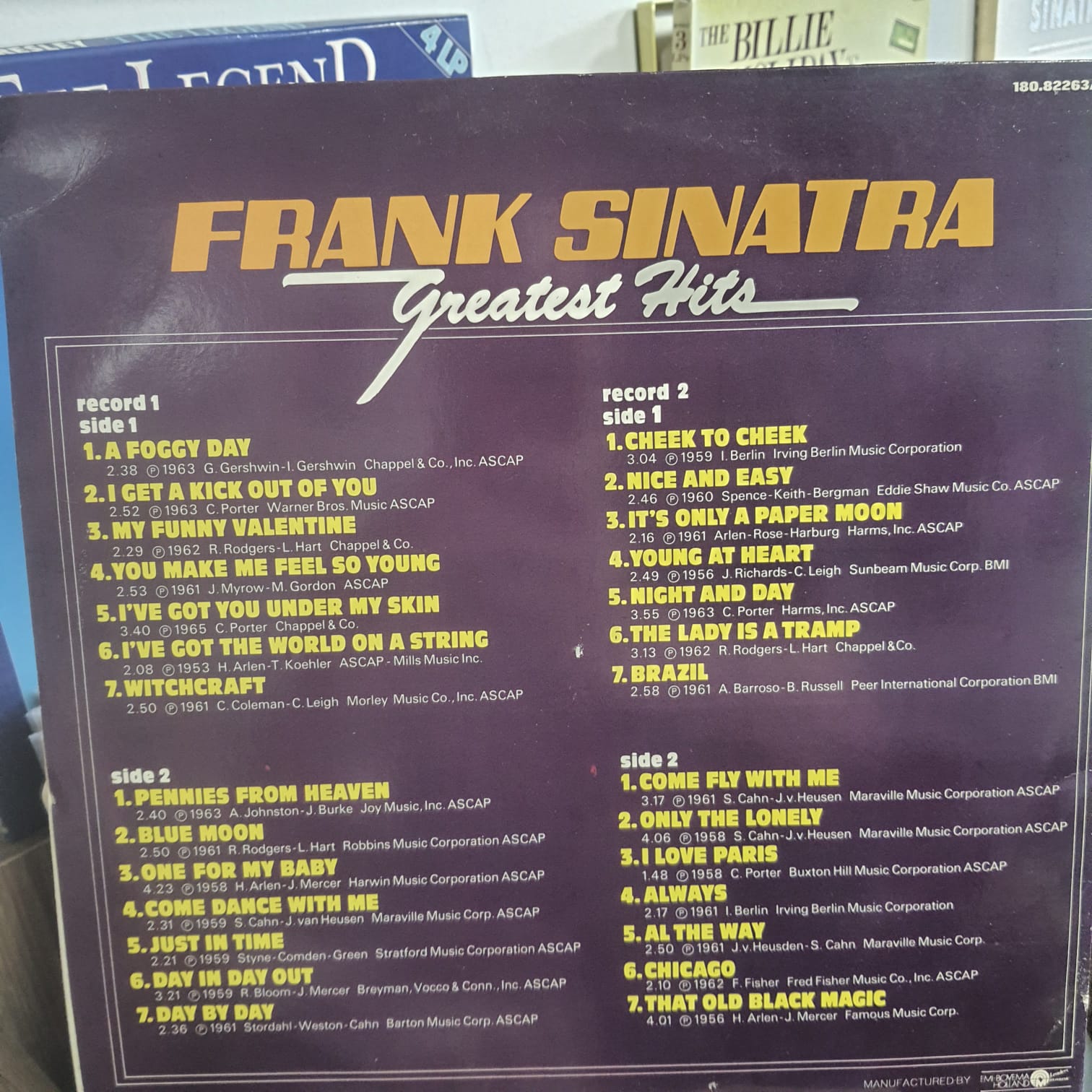 Frank Sinatra – Frank Sinatra Greatest Hits - Plak 2LP