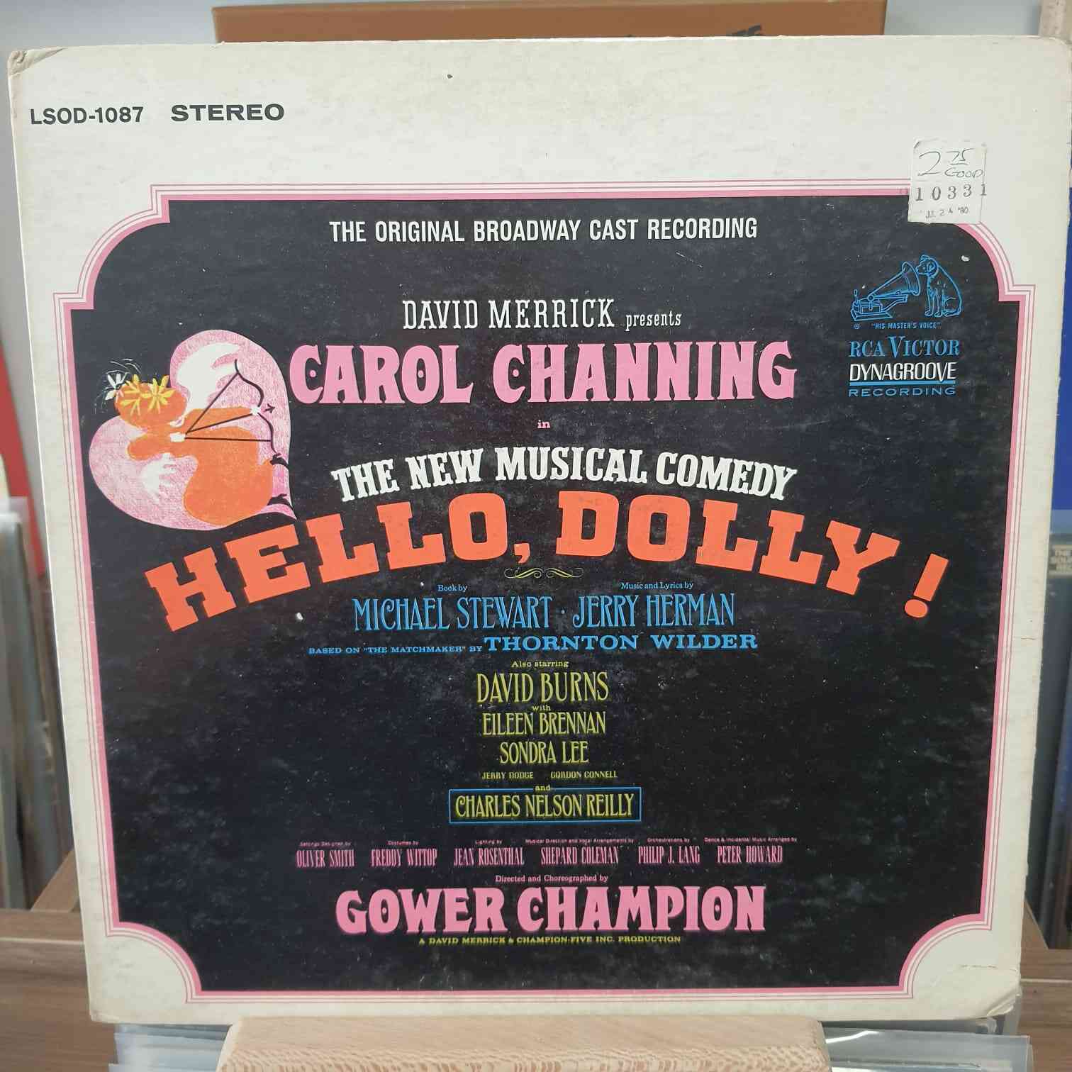 Hello, Dolly! - The Original Broadway Cast Recording - Plak LP