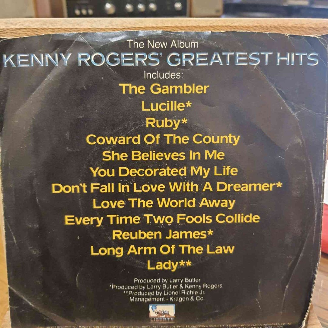 Kenny Rogers – Lady / Sweet Music Man - 45'lik Plak