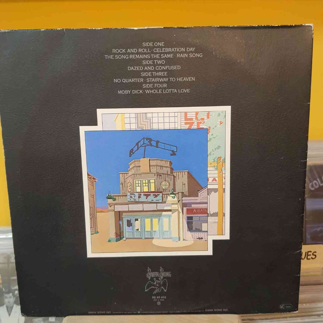 Led Zeppelin – The Soundtrack From The Film The Song Remains The Same - Plak 2LP
