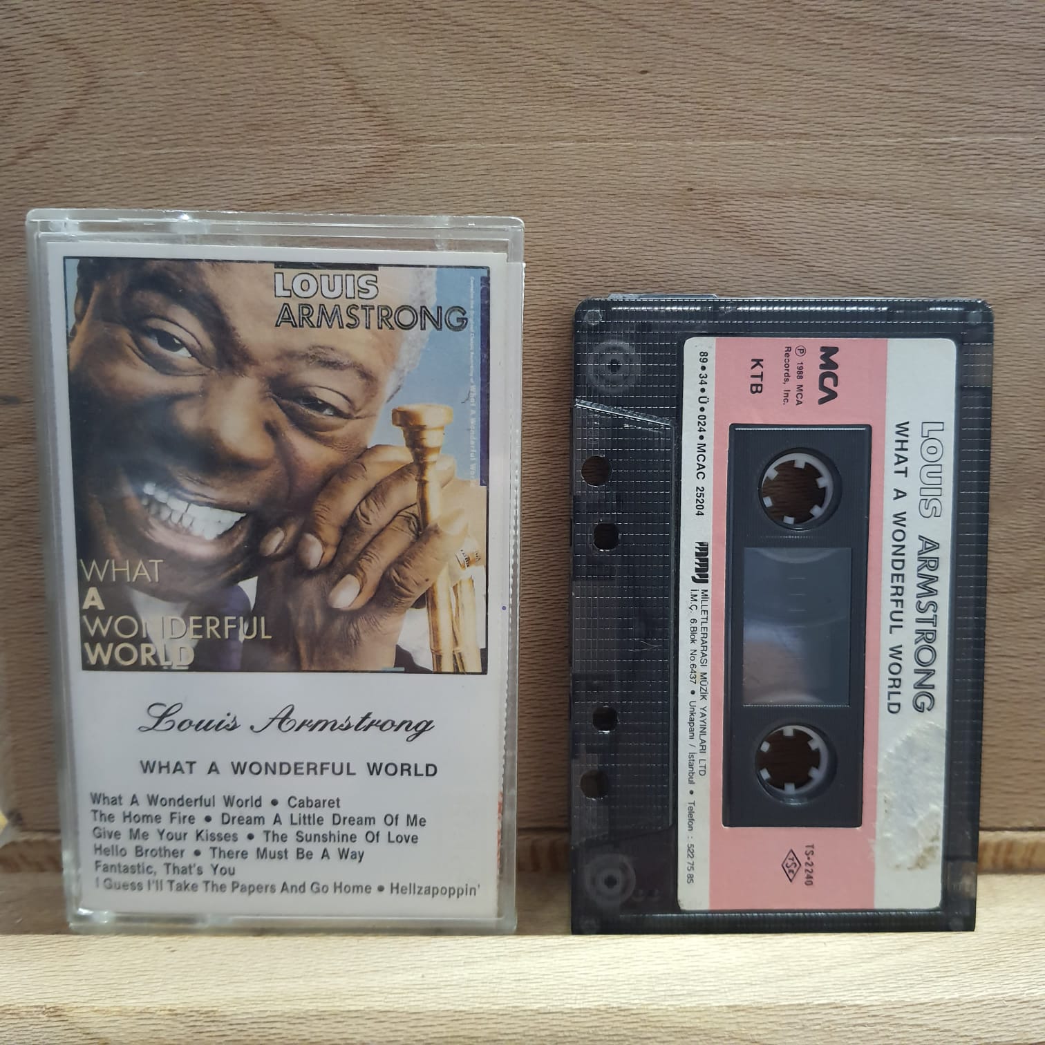 Louis Armstrong - What A Wonderful World -Kaset