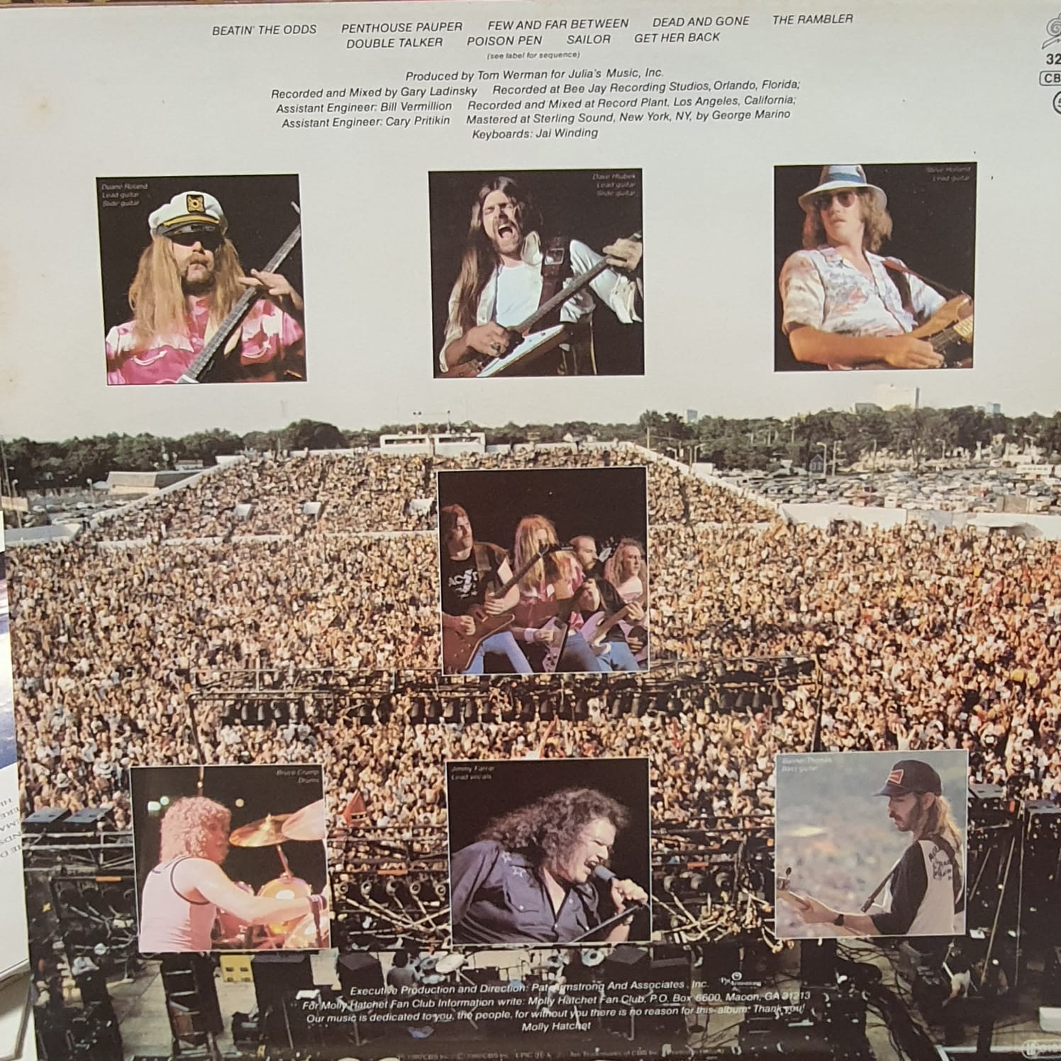 Molly Hatchet – Beatin' The Odds   - Plak LP