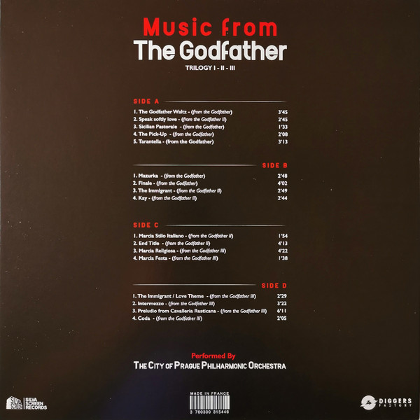 Music From The Godfather - Trilogy I - II - III - Plak 2LP