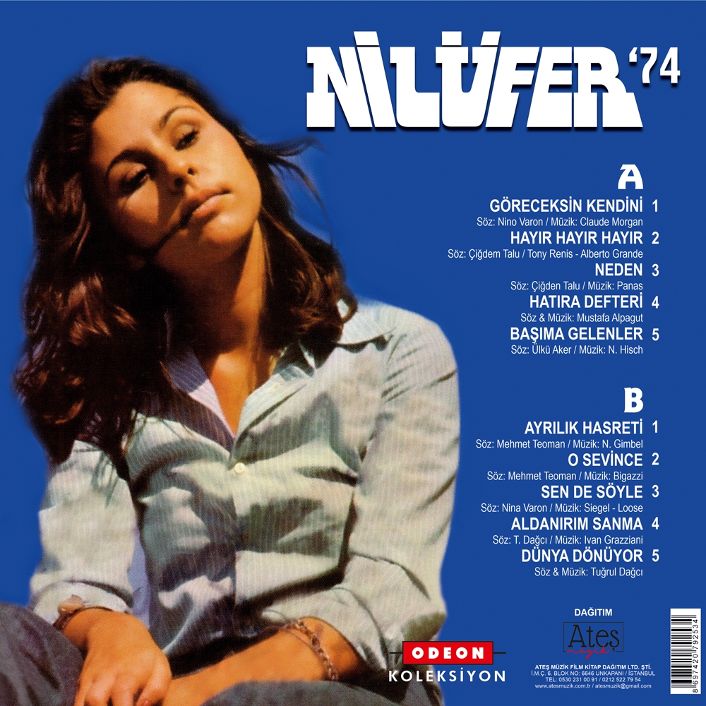 Nilüfer - 74 ( Odeon Baskı)- Plak LP