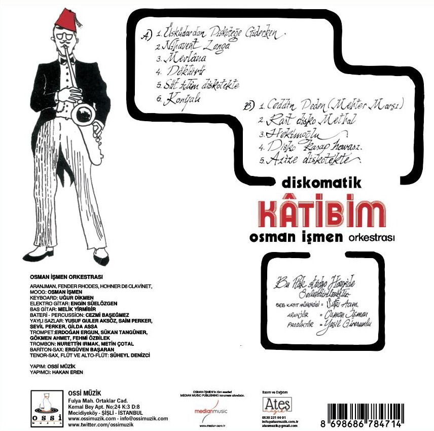 Osman İşmen - Diskomatik Katibim - Plak LP