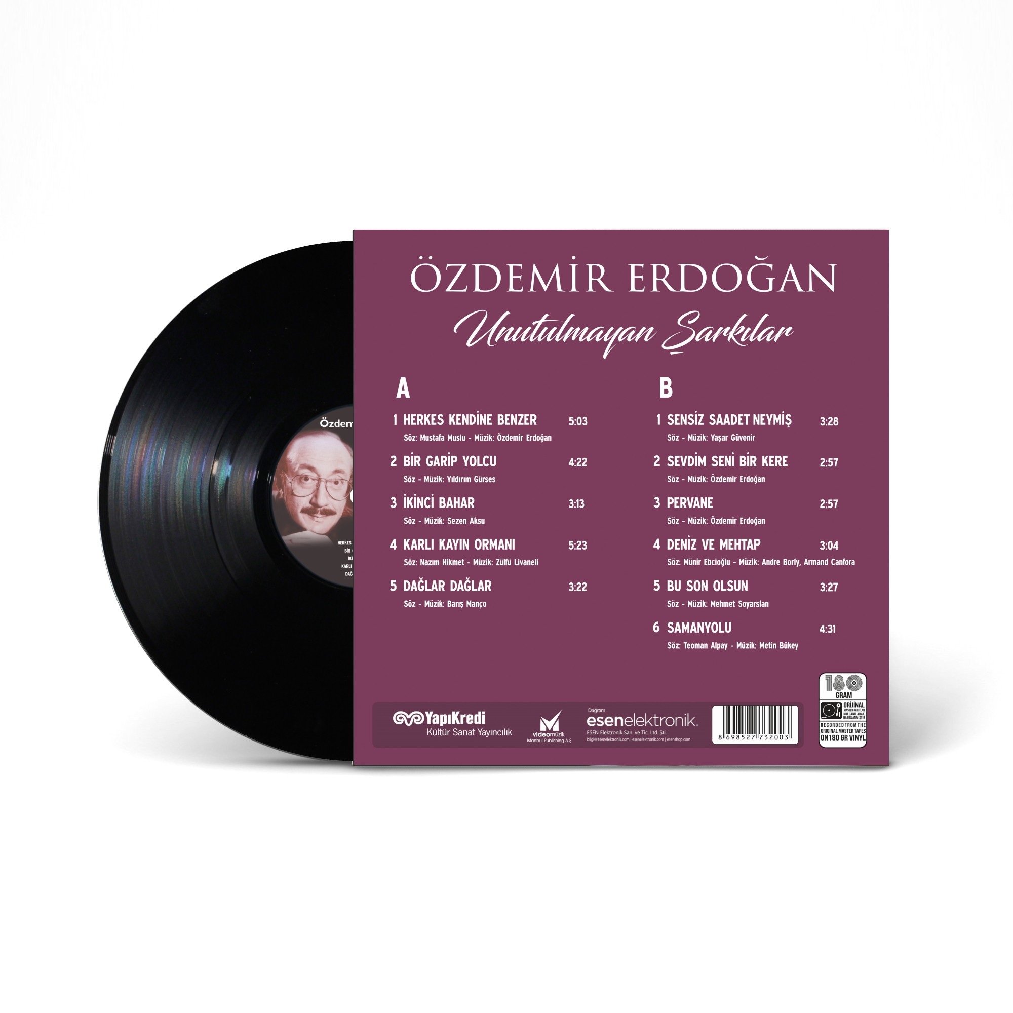 Özdemir Erdoğan - Unutulmayan Şarkılar - Plak LP