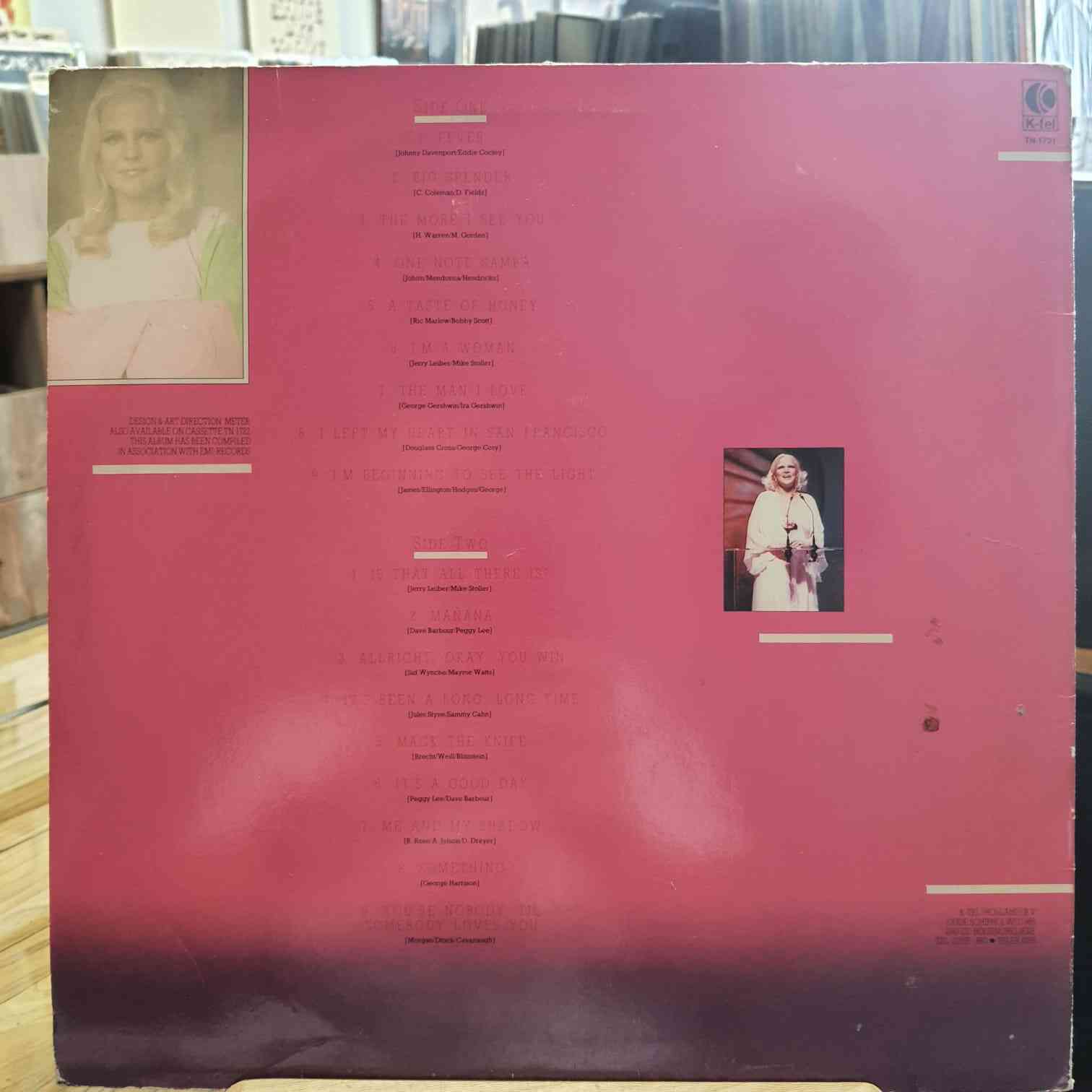Peggy Lee – Lovers Rendez Vous (Best Of) - Plak LP
