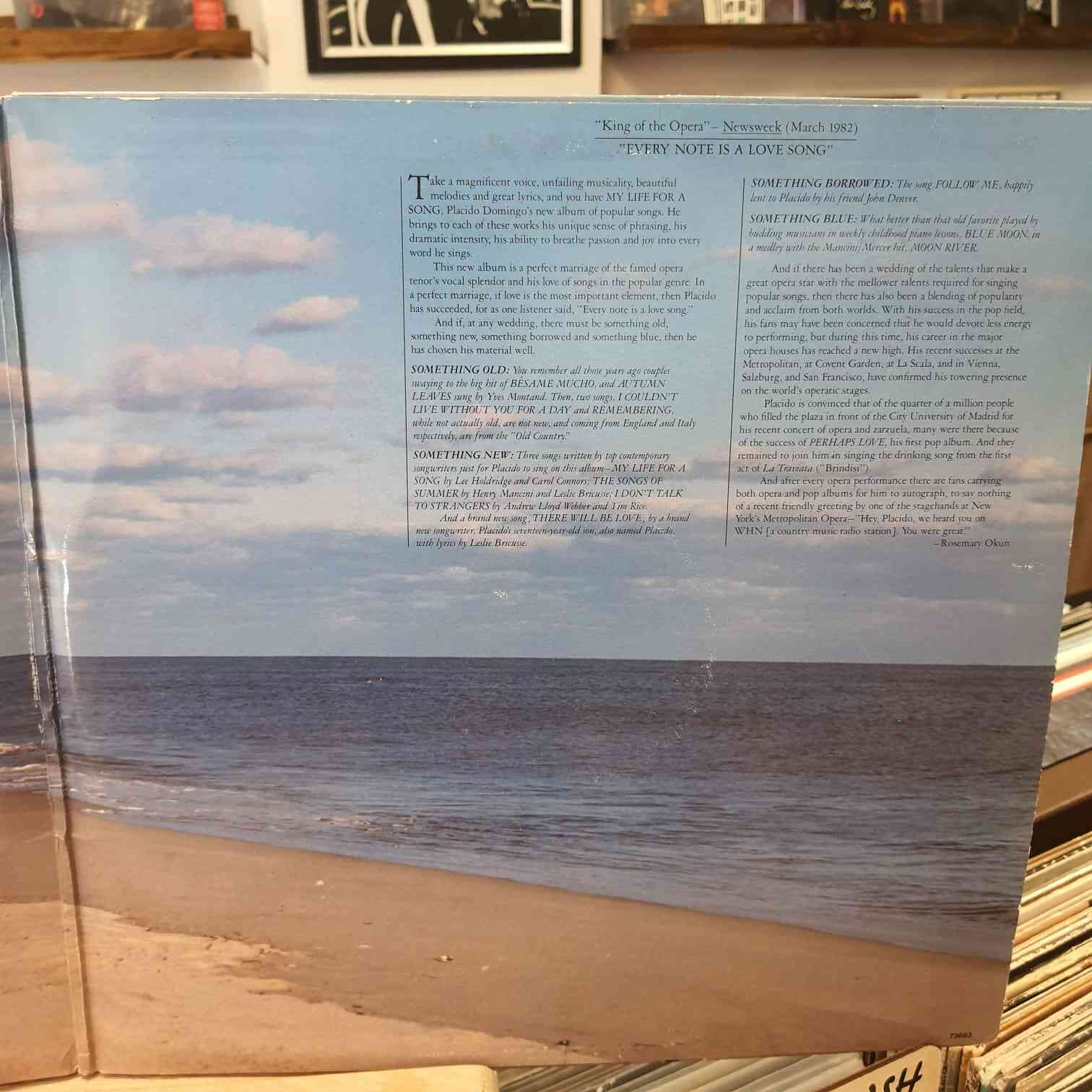 Placido Domingo – My Life For A Song  -Plak LP