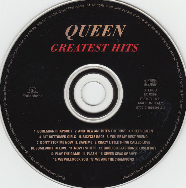 Queen - Greatest Hits -Müzik CD