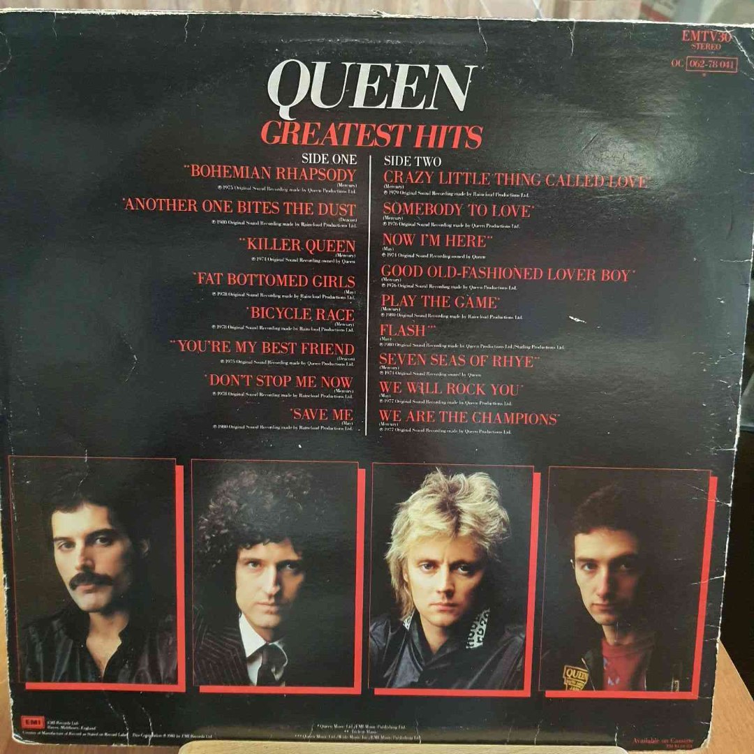 Queen - Greatest Hits  -Plak LP