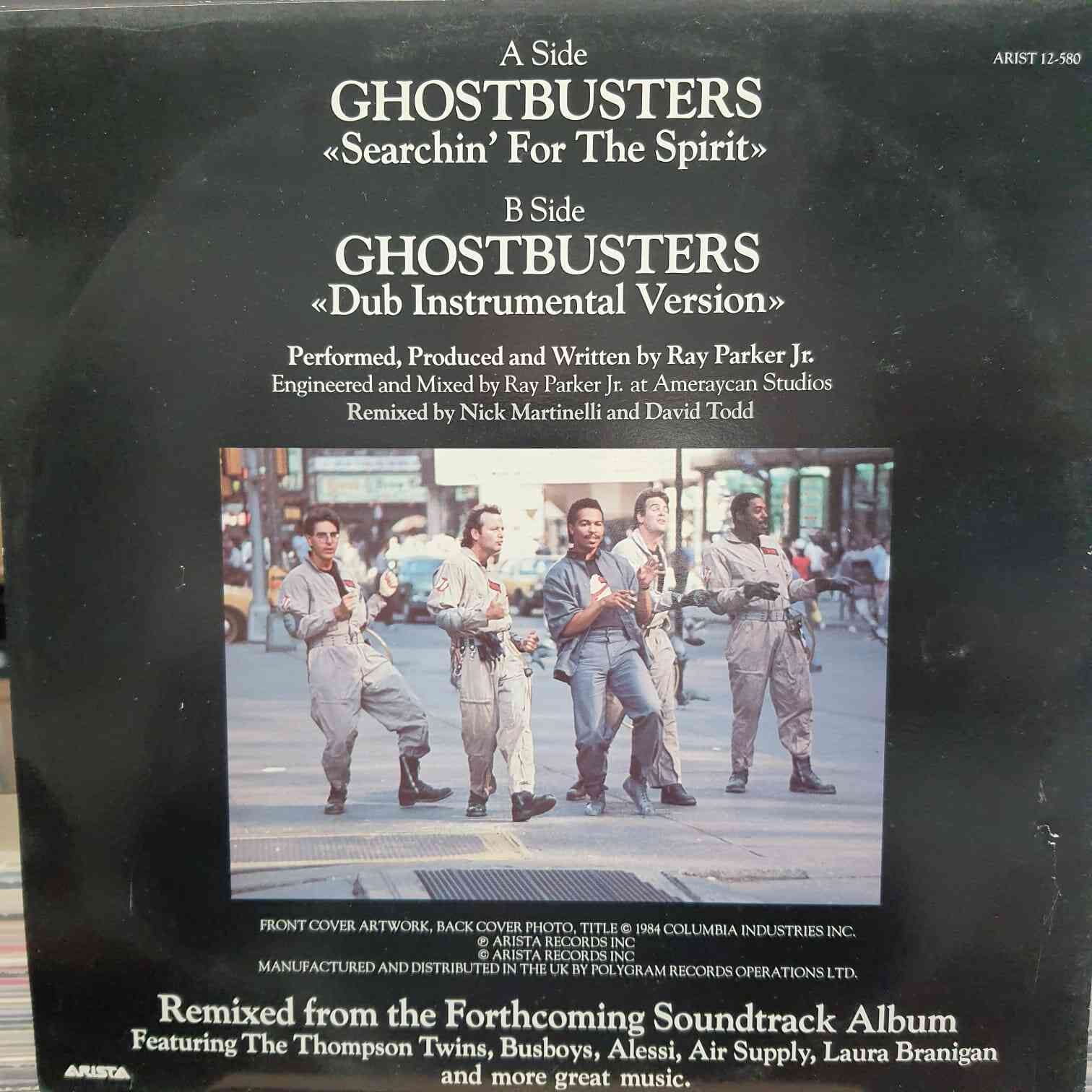 Ray Parker Jr. – Ghostbusters (Maxi Single)  -Plak 