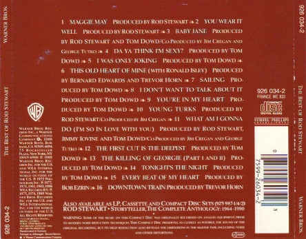 Rod Stewart – The Best Of Rod Stewart  - CD