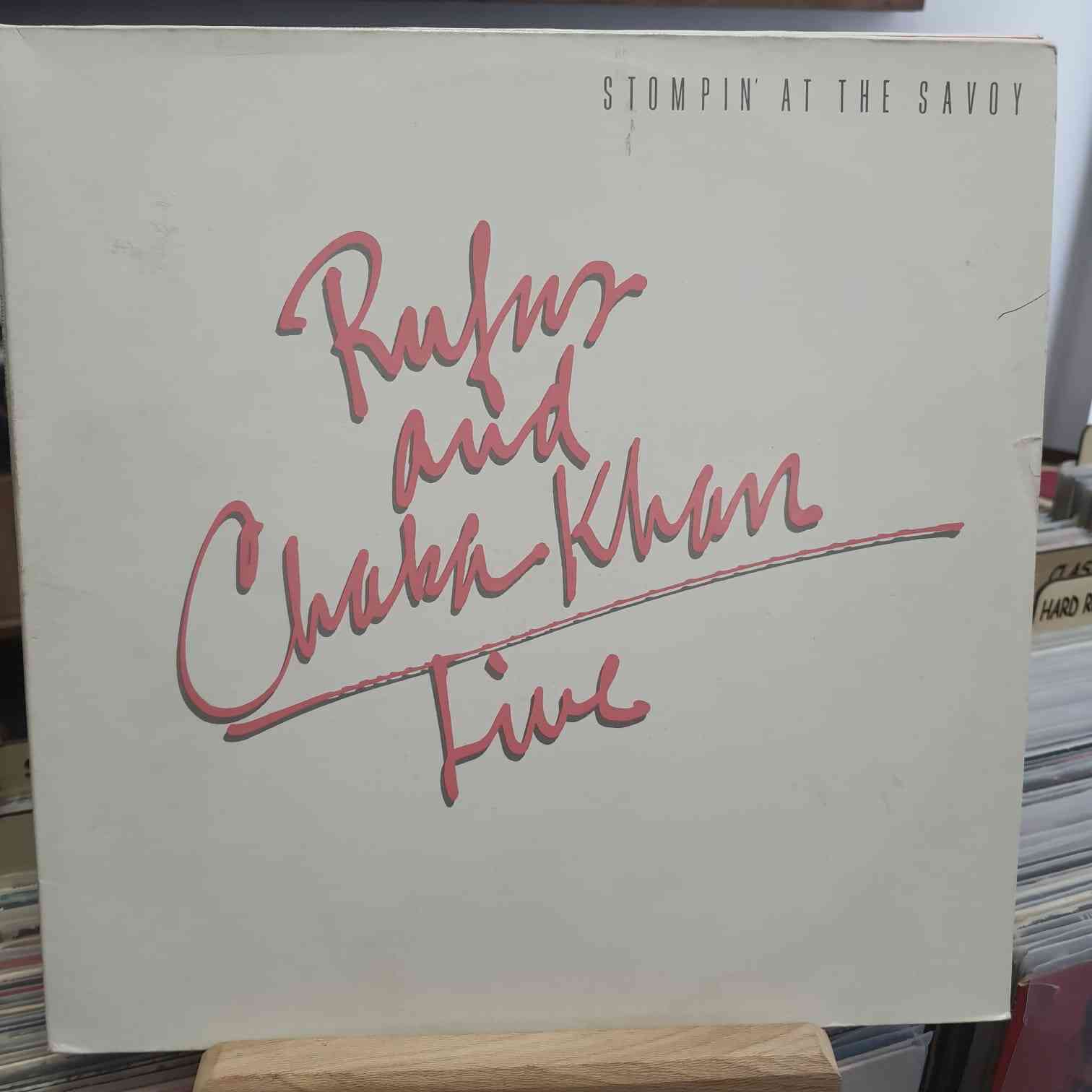 Rufus And Chaka Khan – Live - Stompin' At The Savoy - Plak 2LP