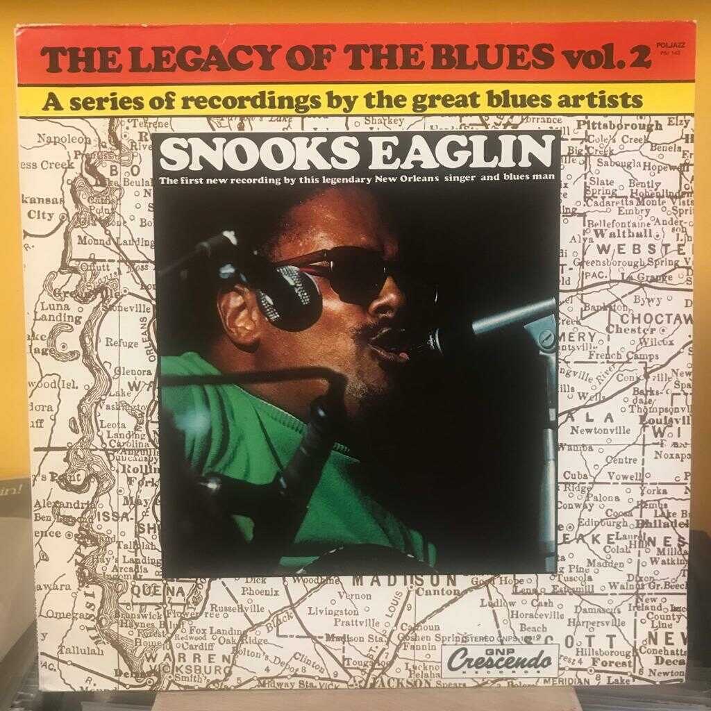 Snooks Eaglin – The Legacy Of The Blues Vol. 2   -Plak  LP