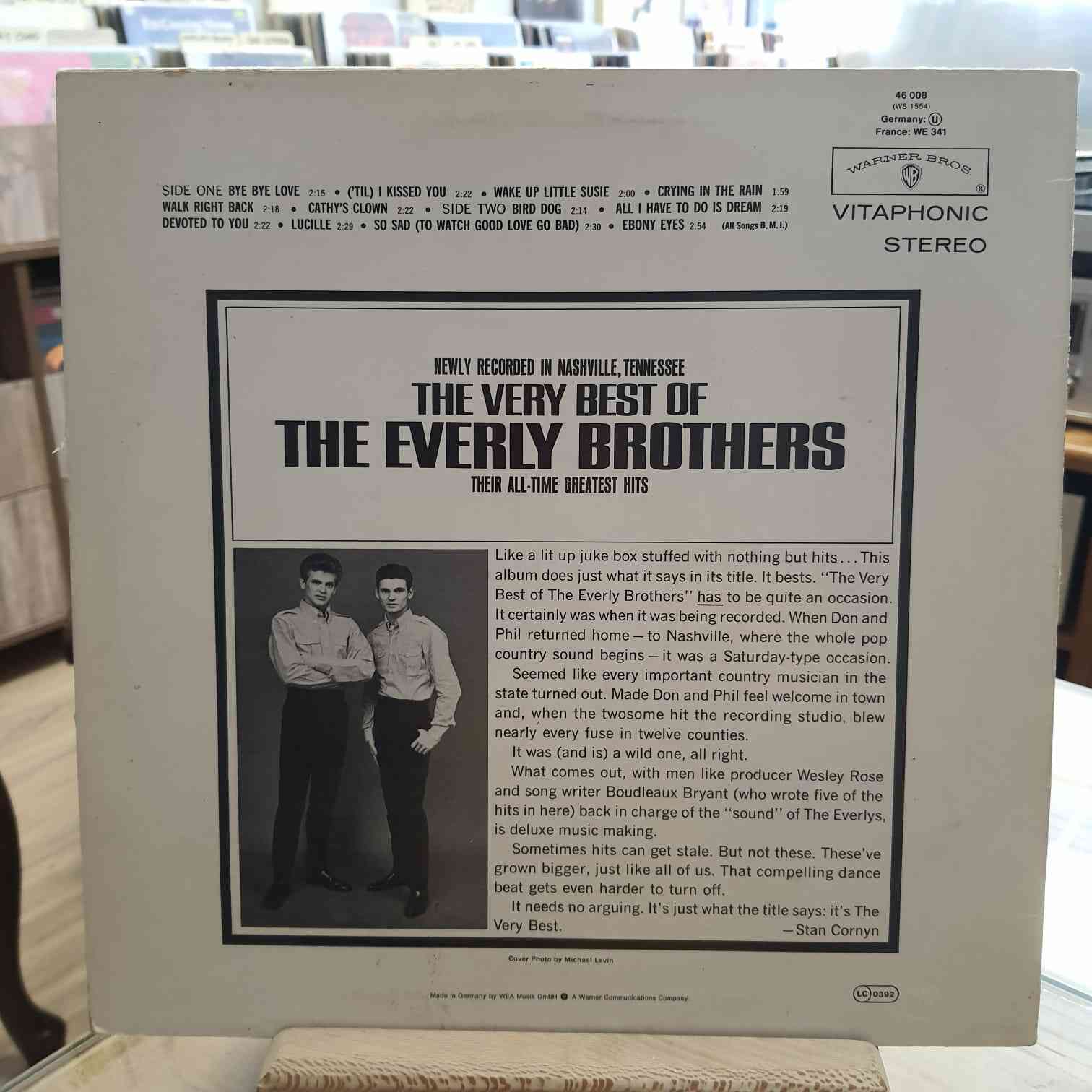 The Everly Brothers – The Very Best Of The Everly Brothers -Plak LP