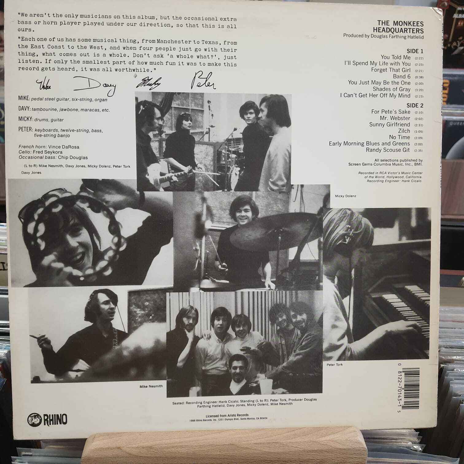 The Monkees – Headquarters -Plak LP